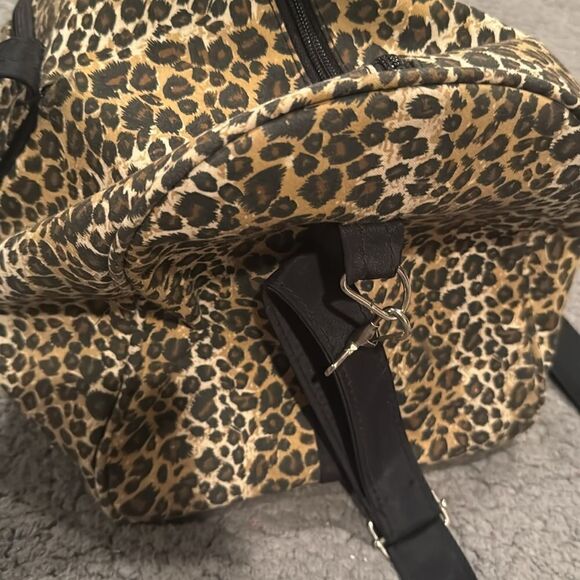 Alfagear Leopard Print Tote Bag Weekender Travel Bag Dufffle - Picture 6 of 8